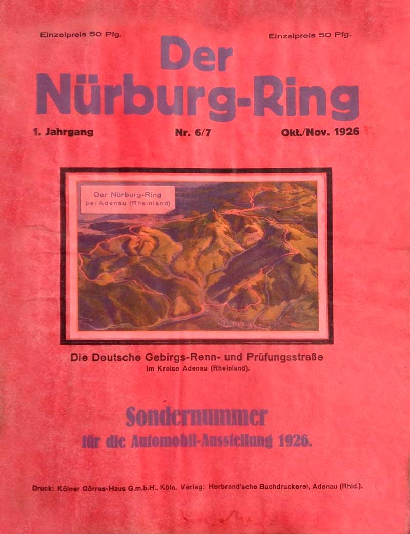 Der Nürburg-Ring 1926
