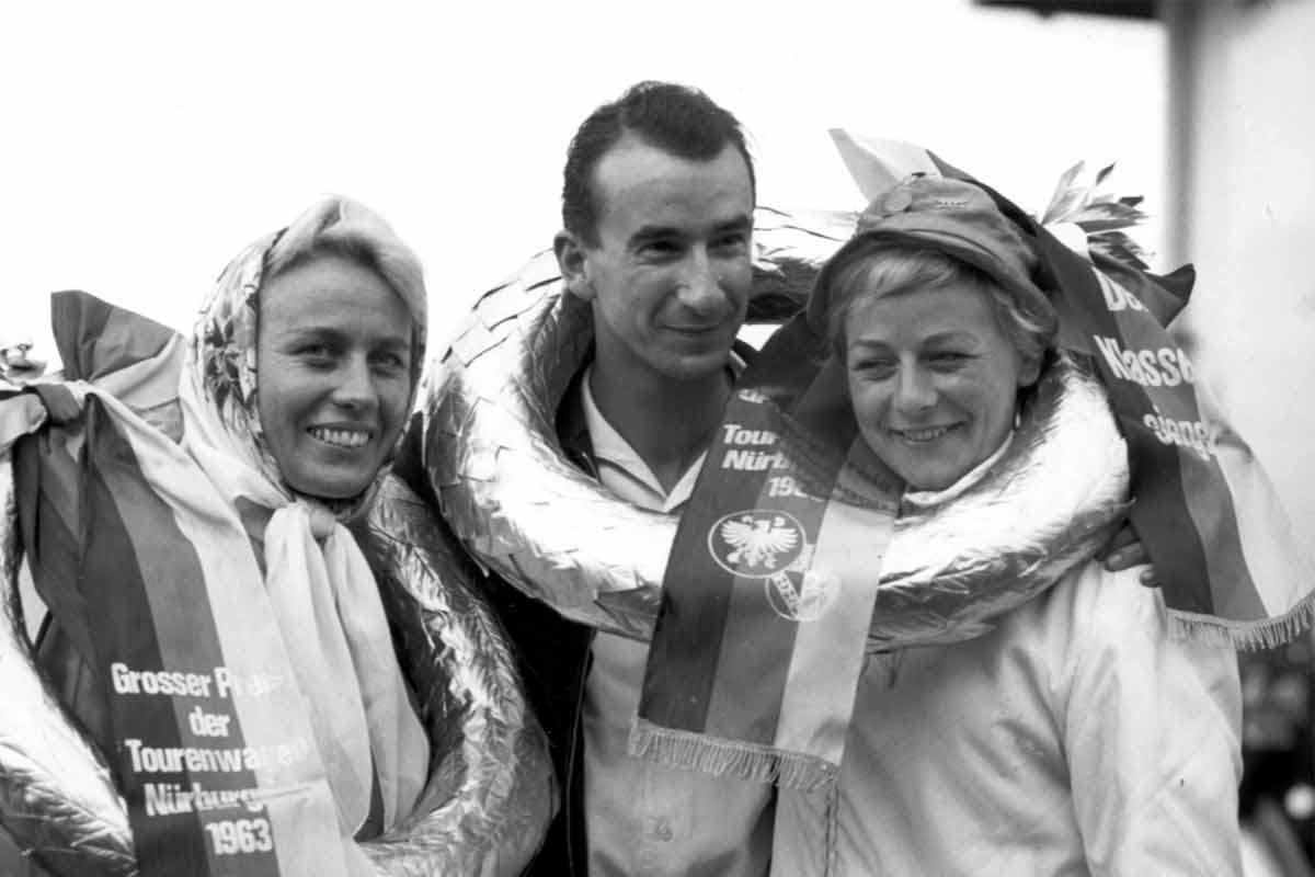 Das Siegerteam in der Klasse 8 bis 2500 ccm: Ewy Rosqvist/Eberhard Mahle/Ursula Wirth (v.l.).