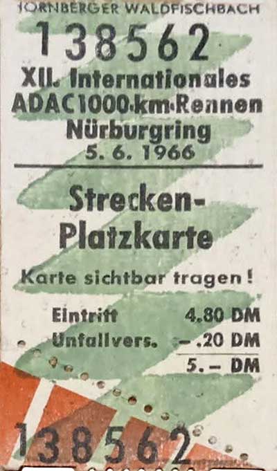 Streckenplatzkarte 1966