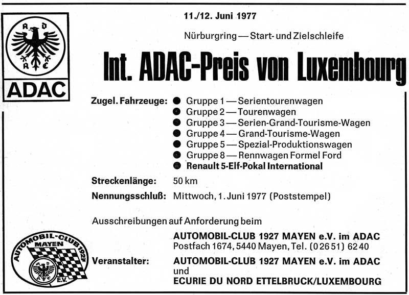 Anzeige in ONS Mitteilungen 5/1977