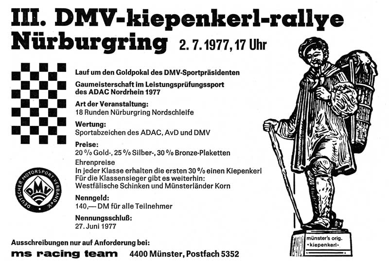 Anzeige in OSN Mitteilungen 6/1977