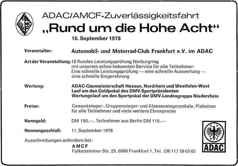 Anzeige in ONS Mitteilungen  7/1978