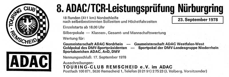 Anzeige in ONS Mitteilungen 8/1978