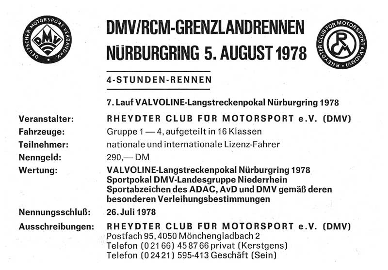 Anzeige in ONS-Mitteilungen 7/1978