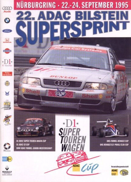 Programmheft: 22. ADAC-Bilstein-Supersprint 1995