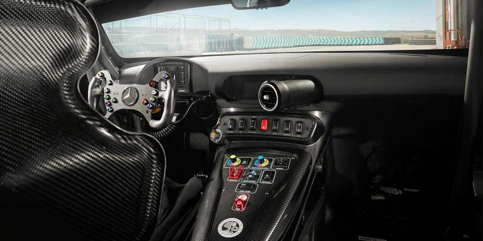 Der Innenraum des neuen Mercedes-AMG GT4