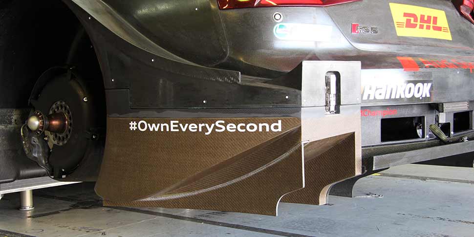 Die Shoe-Box am Heck der DTM Fahrzeuge