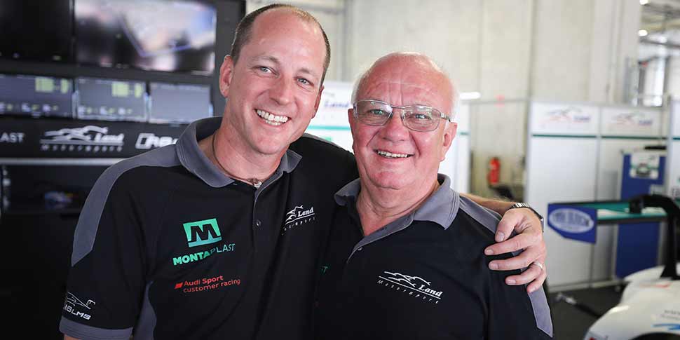 Christian und Wolfgang Land (v. l.) leiten den Rennstall aus dem Westerwald