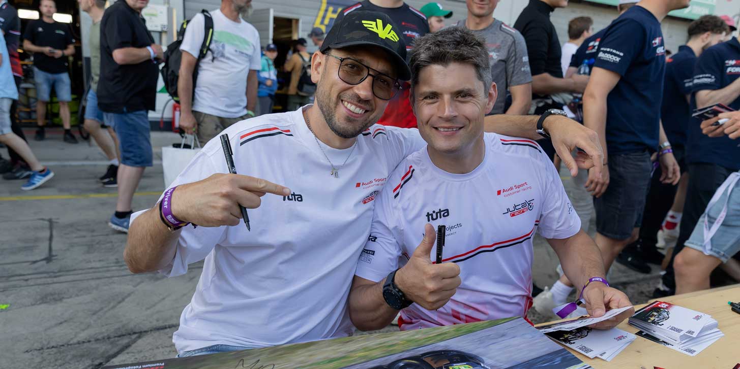24h-Rennen Elia Erhart und Pierre Kaffer