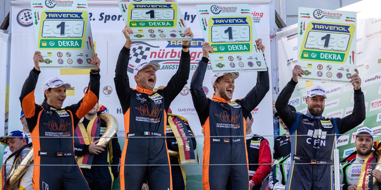 Siegerehrung beim NLS-Saisonfinale 2026