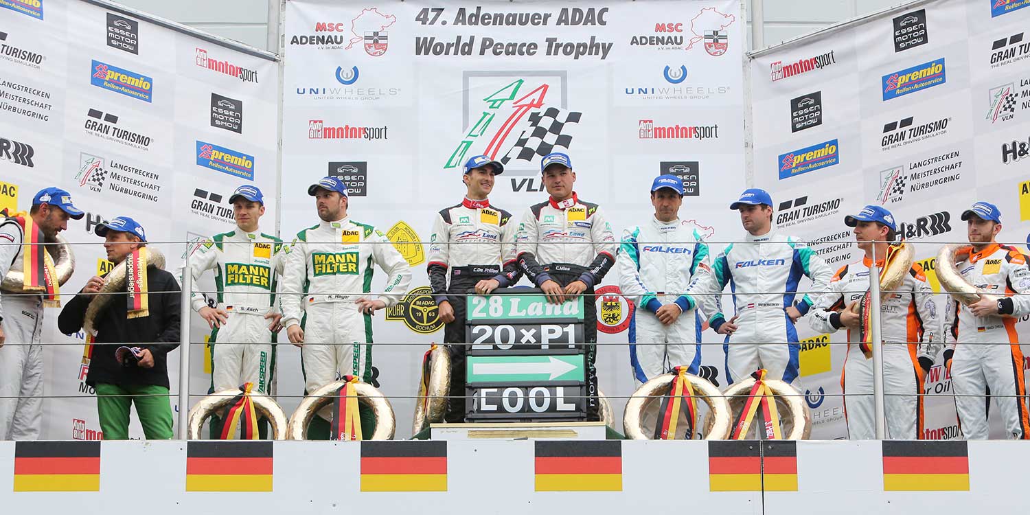 Sieger 4. Lauf der VLN 2016 Sieger 4. Lauf der VLN 2016